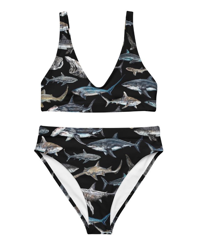  Shark Whale Women's Sports Bras Fitness Padded Workout
